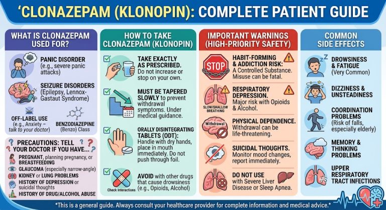 Clonazepam (Klonopin): Complete Patient Guide